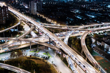 city traffic at night