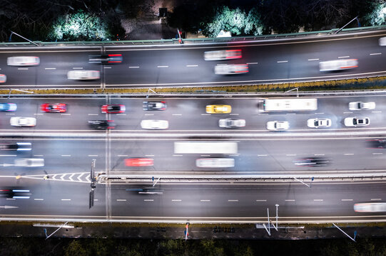 city traffic at night