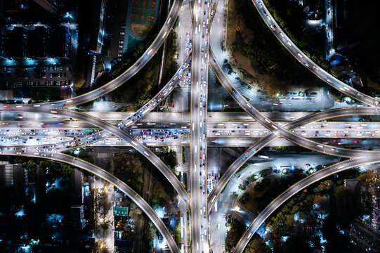 city traffic at night