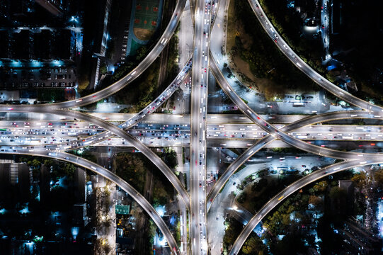 city traffic at night