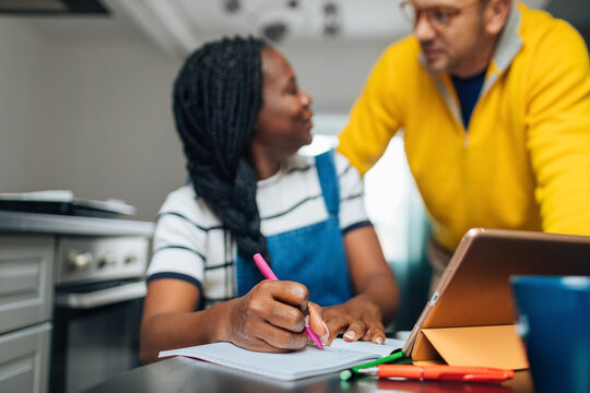 Man and Woman at Home