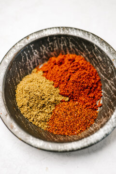 Closeup spice mixture