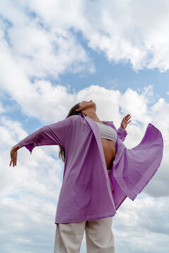 Carefree woman