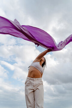 Carefree woman