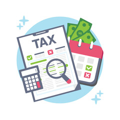 Tax Concept Illustration