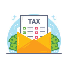 Tax Concept Illustration