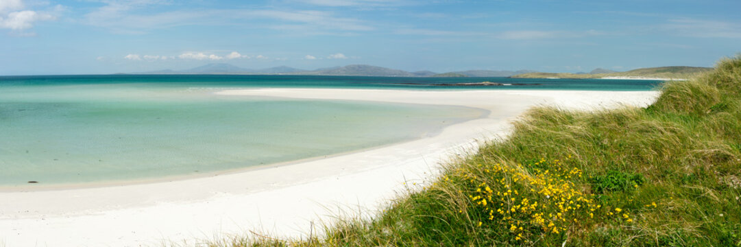 Barra Island White Sands Beach Outer Hebrides Scotland