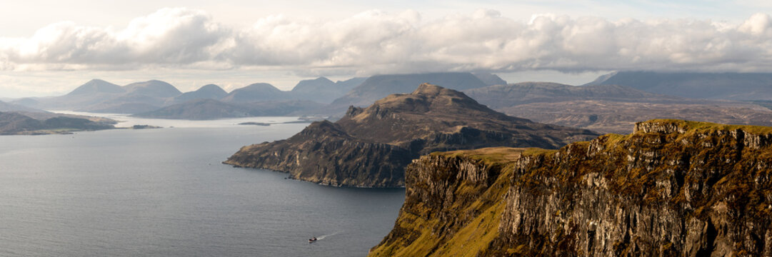 Sithean Bhealaich Chumhaing Isle of Skye Coast and Cliffs Scotla