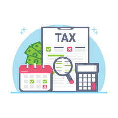 Tax Concept Illustration