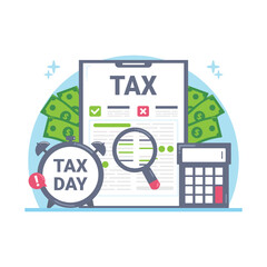 Tax Concept Illustration