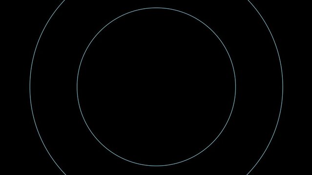 波動・超音波のイメージ　動画　黒背景