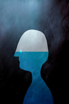 Up to your Eyeballs, artistic illustration