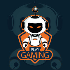 robot logo used for esport