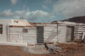 Old fishermen's house on the island of Lanzarote