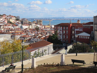 Obraz premium Lisboa Miradouro São Pedro de Alcântara