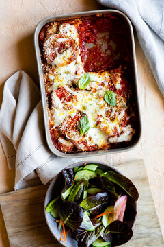Vegetarian Meal Eggplant Parmigiana