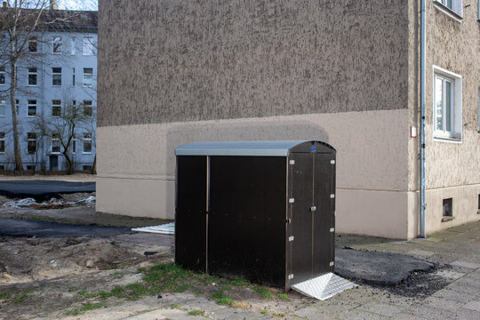 Black Box In Front Of A House