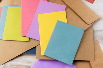 Colorful cards and stationery