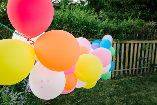 Colorful balloons decorations