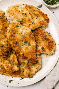 Parmesan chicken platter