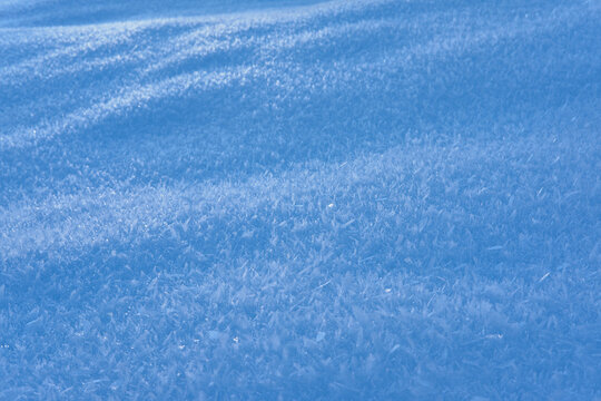Snow covered with ice