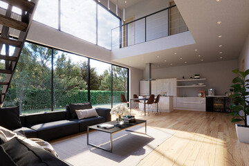 吹き抜け 木造住宅