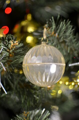 christmas decoration made of retro glass russia ussr
