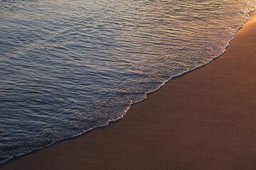 Marine summer background. Landscape of the sea or ocean.
