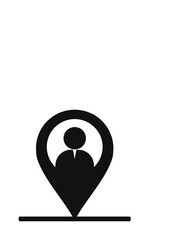 Location Access Glyph Icon