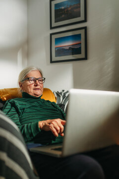 Senior Woman With Computer
