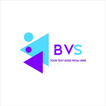 BVS letter logo creative design. BVS unique design