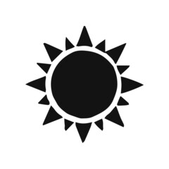 Esoteric symbols sun. Alchemy mystical magic elements for prints, posters, illustrations and patterns.