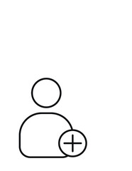 Add Account Line Icon