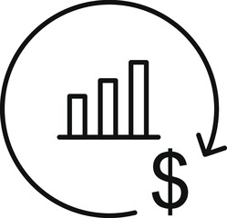 Investment Line Icon