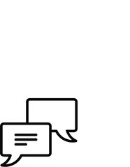 chat 50 Line Icon