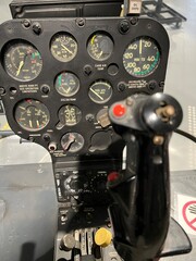cockpit of a plane