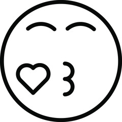 kissing Line Icon