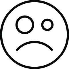 Fototapeta premium Smiley emoji symbol icon