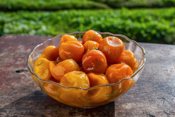 Chinese delicious snack kumquat candied fruit
