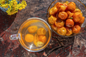 Nutritious and delicious candied kumquat tea
