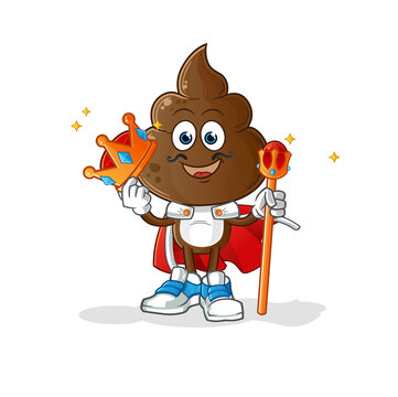 recommend clip art: human shit head cartoon king vector. cartoon character