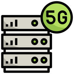 SERVER filled outline icon,linear,outline,graphic,illustration