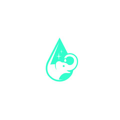 Elephant and Water Logo