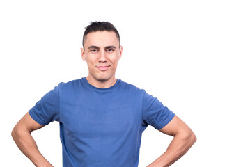 Obraz premium Relaxed man with the hands on the hips