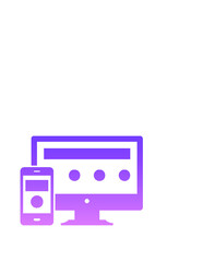 Responsive Glyph Gradient