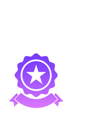 SEO Award Glyph Gradient