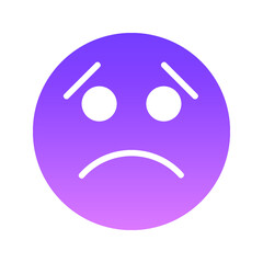 Fototapeta premium anger Glyph Gradient