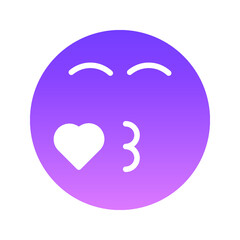 kissing Glyph Gradient