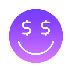 money Glyph Gradient
