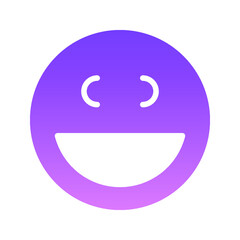 Smiley emojis gradients icons